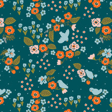 Load image into Gallery viewer, Feathered Friends in Deep Teal | Margot by Kristen Balouch