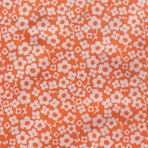 Pressed Flowers in Tangerine | Margot by Kristen Balouch