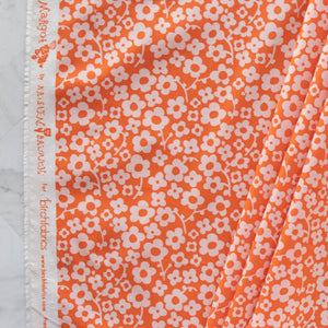 Pressed Flowers in Tangerine | Margot by Kristen Balouch