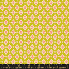 Load image into Gallery viewer, Lattice 30s in Pistachio | Favorite Flowers by Ruby Star Society