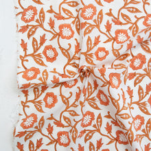 Load image into Gallery viewer, Trumpet Vines in Sienna | Indian Block Prints: Cottage