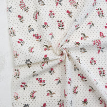 Load image into Gallery viewer, Dottie Floral in Cream | Indian Block Prints: Cottage