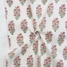 Load image into Gallery viewer, Wild Floral in Blushing | Indian Block Prints: Cottage
