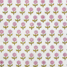 Load image into Gallery viewer, Flowering in Pink | Indian Block Prints: Cottage