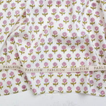 Load image into Gallery viewer, Flowering in Pink | Indian Block Prints: Cottage