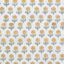 Load image into Gallery viewer, Flowering in Yellow | Indian Block Prints: Cottage