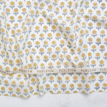 Load image into Gallery viewer, Flowering in Yellow | Indian Block Prints: Cottage