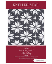 Load image into Gallery viewer, Knitted Star Quilt | Paper Pattern