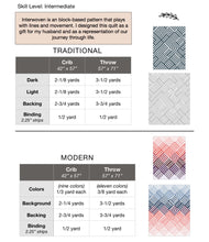 Load image into Gallery viewer, Interwoven Quilt | Paper Pattern
