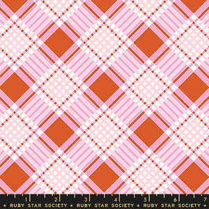 Plaid in Pecan | Strawberry & Friends by Kimberly Kight