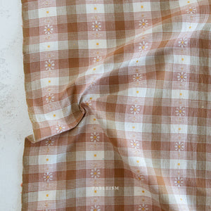 Daisy Plaid in Rose Gold | Golden Hour by Fableism Supply Co