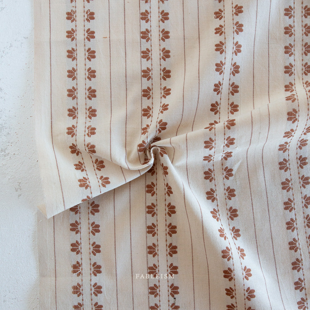 Deco Stripe in Umber | Golden Hour by Fableism Supply Co