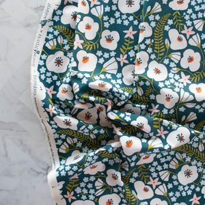 Big Blooms in Deep Teal | Margot by Kristen Balouch