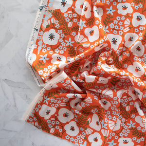 Big Blooms in Tangerine | Margot by Kristen Balouch