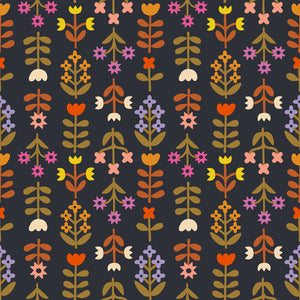 Meadow in Soft Black | Favorite Flowers by Ruby Star Society