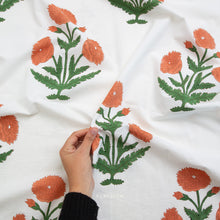 Load image into Gallery viewer, Boho Floral in Sienna | Indian Block Prints: Cottage
