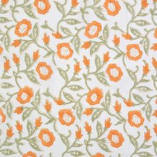 Load image into Gallery viewer, Trumpet Vines in Sage | Indian Block Prints: Cottage
