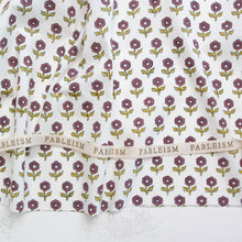 Load image into Gallery viewer, Flowering in Eggplant | Indian Block Prints: Cottage
