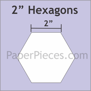 2” Hexagons | Paper Pieces