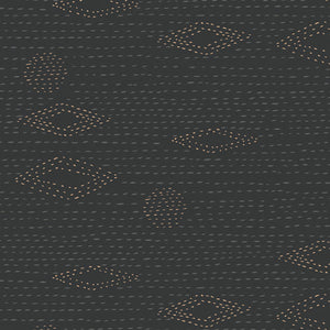 FQ Remnant | Kantha Charcoal | Kismet by Sharon Holland