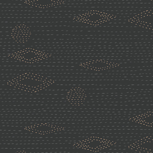 FQ Remnant | Kantha Charcoal | Kismet by Sharon Holland