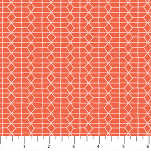 Hexies in Red | Hand Stitched by Karen Lewis