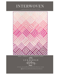 Interwoven Quilt | Paper Pattern
