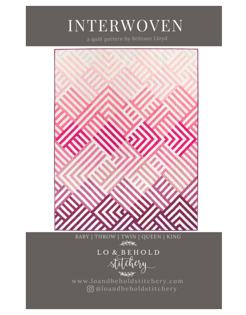 Interwoven Quilt | Paper Pattern