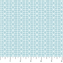 Load image into Gallery viewer, Hexies in Blue | Hand Stitched by Karen Lewis

