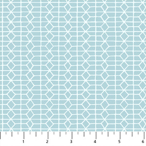 Hexies in Blue | Hand Stitched by Karen Lewis