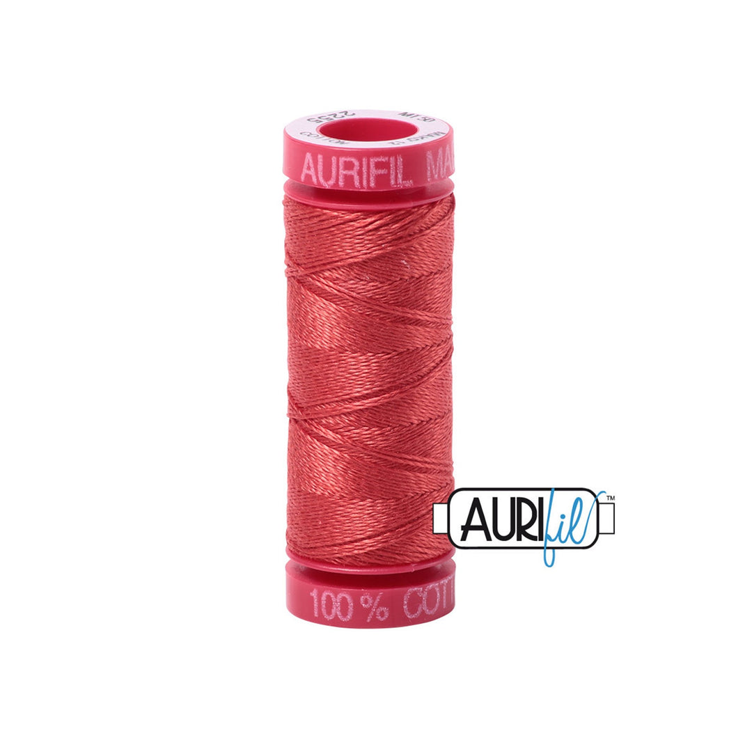 Mako Cotton 12wt | Dark Red Orange 2255