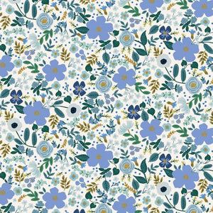 Garden Party Wild Rose in Blue Metallic | Rifle Paper Co