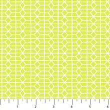 Load image into Gallery viewer, Hexies in Chartreuse | Hand Stitched by Karen Lewis
