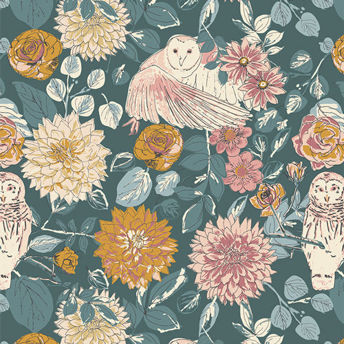 Owl Things Floral | AGF FLANNEL