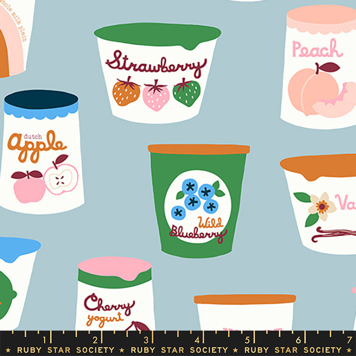 Yogurt in Kim Blue | Strawberry & Friends by Kimberly Kight