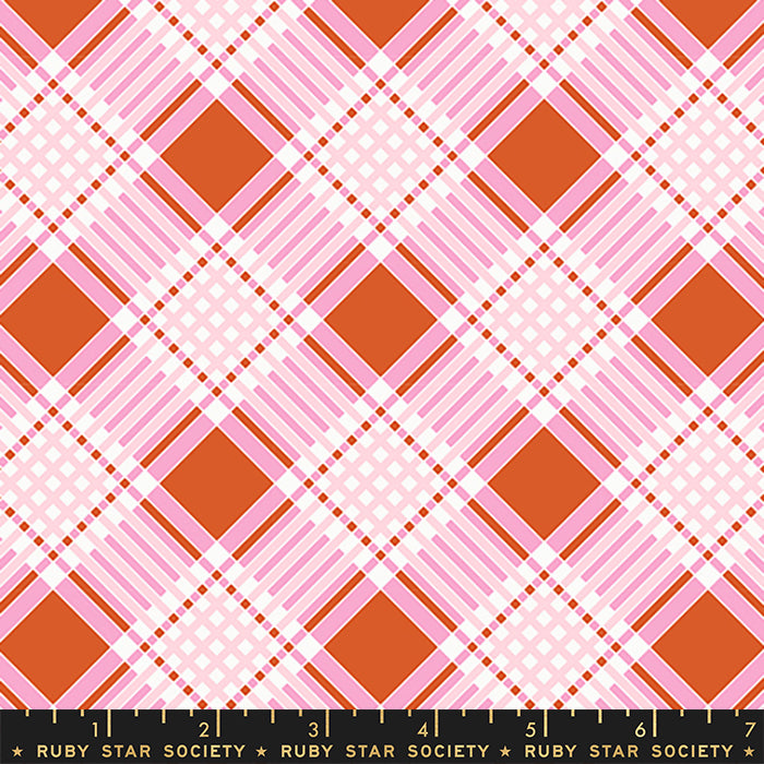 Plaid in Pecan | Strawberry & Friends by Kimberly Kight