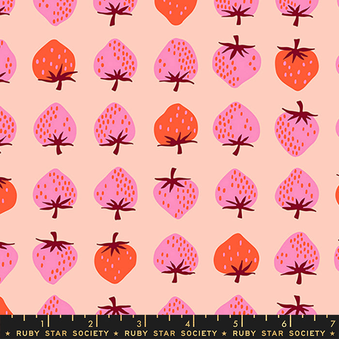 Strawberry in Pale Peach | Strawberry & Friends by Kimberly Kight