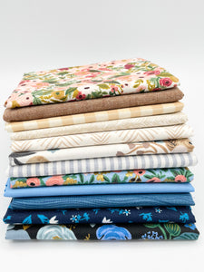 Fat Quarter Bundle | Earthy Blues